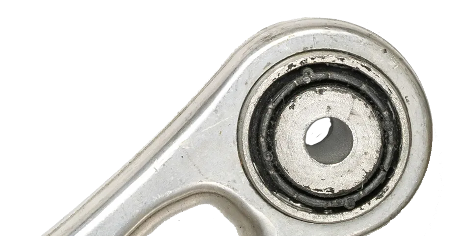 Satz neuer Autoteile aus Metall